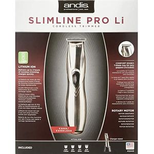 Andis - D-8 Slim-Line Pro Li - Snoerloze T-mestrimmer - Zilver - Oplaadbaar