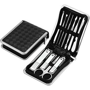 Nagelknipper set Eenvoudige Portable Huishoudelijke nagelknipper Set Beauty Manicure Care Tool Black Pedicure Set Travel Tool Box Nagelknipper Kit