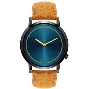 Fashion Heren Horloge van het Metaal van het staal Mesh Belt wrap armband kwarts polshorloge Blu-ray Horloge (Size : 4)