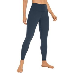 CRZ YOGA Womens Butterleuse Hoge Taille Workout Leggings Lef 28'' Hoge Taille Volledige Lengte Zachte Atletische Yoga Broek Stelindigo L