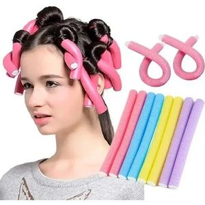 Flexibele Haar Krultang Haar Krultang Makers 10 stks Zachte Schuim Buigende Twist Flexibele Roller Styling