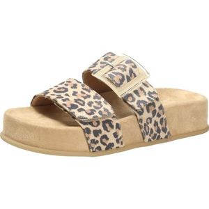 Muiltjes - Dierenprint - Imitatieleer - Middelhoge Hak