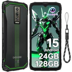 DOOGEE Blade10 Energy Rugged Smartphone, Android 15, 24 GB + 128 GB/2 TB, onverwoestbare telefoon 2025, 90 Hz, 6,56 inch HD+ schokbestendige mobiele telefoon, 6150 mAh, 16 MP + 8 MP, 4G Dual SIM/NFC