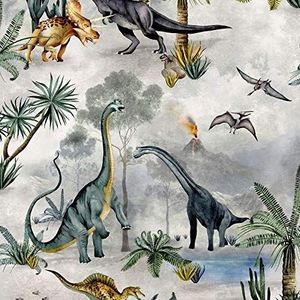 Dino Koninkrijk Behang Multi Color Belgravia 7700 kinderkamer