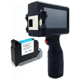 Handheld inkjetprinter, Handheld Inkjet Printer 1/2 Inch Touch Coder Label Print Machine Met USB Import QR/Barcode/Logo 12.7mm Printer,Kantoorprinter(Blue ink - Printer)