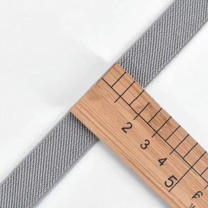 5/10M 15mm 3/5'' Nylon elastische band rubberen tape singels DIY ondergoed broek stretch riem spandex bands naaien accessoires-grijs-15mm-5meter
