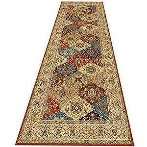 Runner tapijt Vintage hal Runner tapijt lange tapijten lopers for entree trappen hal gang trappen, lengte 1m/1,5m/2m/2,5m/3m/3,5m/4m/4,5m/5m/5,5m/6m(Size:60x100cm)