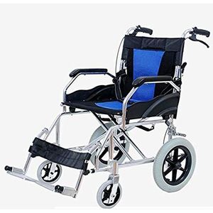 Rolstoel, opvouwbaar licht draagbaar superlicht senioren/gehandicapt licht draagbaar aluminium, draagbaar