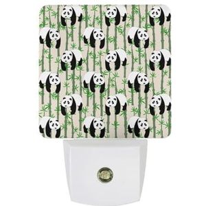 Leuke Panda's Nachtlampje Leuke Lamp Nachtkastje Nachtlampjes Wandlampen Voor Mannen Vrouwen Gift
