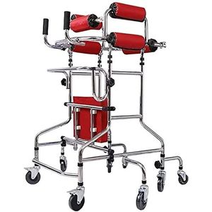 8-wielige rollator voor ouderen, draagbare medische rollator hemiplegie revalidatie staand frame met hoogte-breedteverstelling voor senioren en volwassenen Decoration