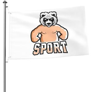 Strand Vlaggen Sumo Sport 90X150cm Huis Vlag Met Oogjes Outdoor Teken Levendige Kleur Boerderij Vlag Decoratie Voor Parades Party Vieringen