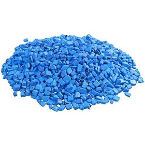 Turquoise rec. Mini trommelstenen 100 gram chips 3-10 mm diameter