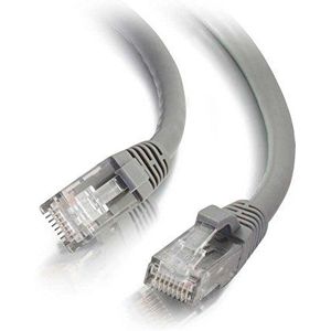 C2G/ Cables To Go 27130 Cat6-kabel - Snagless niet-afgeschermde Ethernet-netwerkpatchkabel, grijs (1 voet, 0,30 meter)
