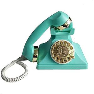 Telefoon Thuis Telefoon Antieke Draaibare Telefoon Westerse Stijl Antieke Nummers Opslag Draaiknop Retro Telefoon Vaste lijn
