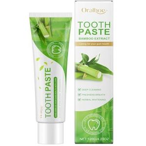 Bamboe Whitening Tandpasta - Zachte Reiniging, Vlekverwijdering & Glazuurbescherming For Een Stralendere Glimlach(2PCS)