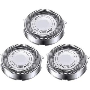 Reservekoppen voor Philips SH30/50/52 (3/6 stuks), compatibel met elektrisch scheerapparaat uit de series 1000, 2000, 3000 en 5000 (3 stuks)