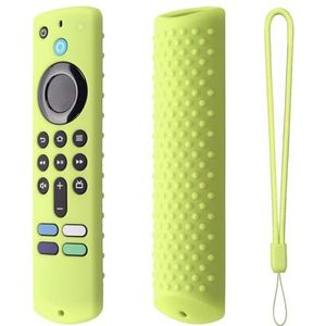 2022 Lichtgevende siliconen beschermhoes voor Fire TV Stick (3e generatie) Derde Generatie/4K 2021/4K MAX Afstandsbediening Anti-Drop Stofdichte Case Shell (Luminous Green)
