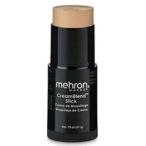 Mehron Make-up CreamBlend Stick | Gezichtsbeschildering, lichaamsbeschildering en foundation make-up | Lichaamsverf stift (Medium 1)