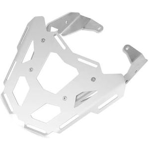 Bagagerek Achter Voor CRF1100L Voor Afrika Voor Twin Voor CRF 1100L 2019-2021 Motorfiets Achter Bagagerek Bovenplaat Roestvrijstalen Steunbeugel(Silver)
