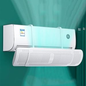 Stroomdeflector for airconditioner, AC Split Unit Baffle Shield, intrekbare ventilatiedeflectoren, anticondenswater, verstelbare windrichting