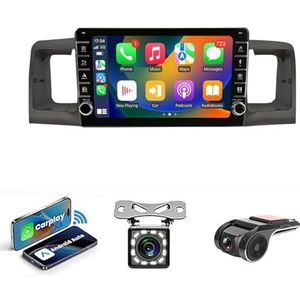 Android 14 Multimedia Stereo Video Speler Voor Toyota Corolla E130 E120 2000-2006 Ondersteunt Car-play Android Auto/Bluetooth/FM AM RDS DAB+ Radio/Stuurbediening(NF-1 4Core 1+32G)
