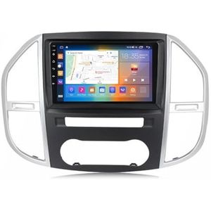 Android 13.0 Radio 2 Din Auto Stereo 9"" Touchscreen Autoradio Voor Benz Vito 3 2014-2020 met Bluetooth/wifi/GPS Navigatie/FM Radio/Stuurwielbediening/AHD Omgekeerd Beeld (Size : M700S(8G+128G))