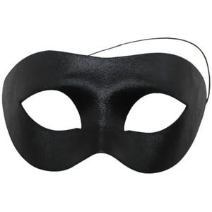 Feestmasker, maskerademasker for mannen vrouwen, Halloween volwassen maskerademaskers, zwart Mardi Gras masker(Black)