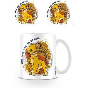 The Lion King De King King King mok standaard, 1 stuk (1 stuk)