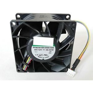 PF80381BX-0000-S99 DC12V 4A 48W 80 * 80 * 38MM 8CM 4 Lines PWM Cooling fan