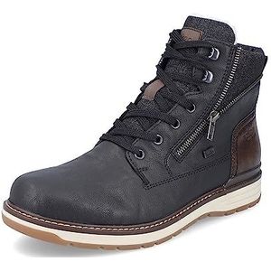 Rieker HEREN Enkellaarzen 39440, Mannen Veterlaarsjes,waterafstotend,riekerTEX,laarzen,chukka boot,halve laarzen,tex,Zwart (schwarz / 00),46 EU / 11 UK