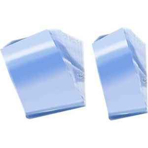 VGOL 100 stuk krimpfolie, stofdicht, afstandsbediening, PVC, beschermhoes voor airconditioning- en TV-afstandsbedieningen, 50 stukken, 8 x 25 cm