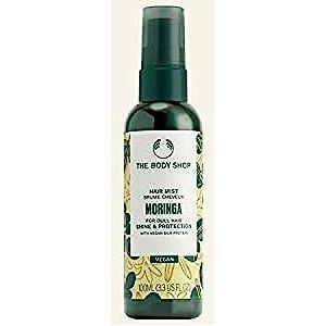 THE BODY SHOP Moringa Shine & Protection Hair Mist voor saai haar, met veganistische zijdeproteïne