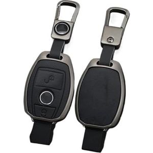 Autosleutel beschermhoes W204 W205 W212 W176 W463 Lezther Auto Smart Key Case Cover Shell Accessoires Voor A B C E GL S GLA GLK CLS Klasse Sleutel Shell(1 UK)