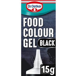 Dr. Oetker Black Extra Strong Food Colour Gel, 15ml