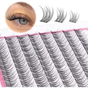 Wispy Lash Clusters Natuurlijke Wimper Extensions C Curl Individuele Wimpers Extensions 8-16MM Wimper Clusters DIY Thuis Cluster Wimpers van