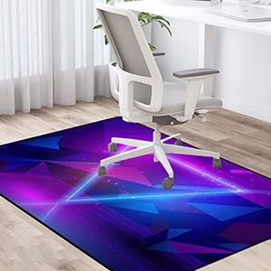 HAXA Bureaustoelmat voor hardhouten vloer, bureaustoelmat voor tapijten, gaming stoelmat, vloerbeschermers voor stoelen, bureaustoelmat voor hout- en tegelvloer, stoelmat, 70x100cm