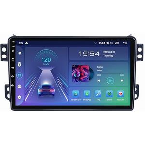 Android 11 Autoradio Voor Opel Agila 2008-2014/Suzuki Splash Ritz 2008-2012 Met GPS Navigatie Bluetooth WIFI AM/FM USB Spiegel Link Stuurwielbediening + Achteruitrijcamera,9 Inch Touchscreen(M100S -