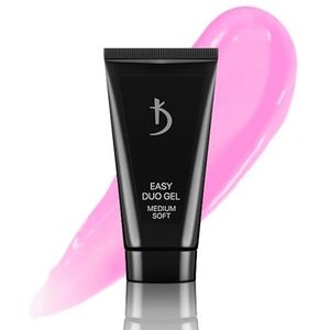 K Professionele acrylgel - Poly Nail Gel -30ml - Polygel Nail - Opbouwgel Acrylgel voor nagels UV LED - Builder Easy Duo Gel Medium Soft Art 18