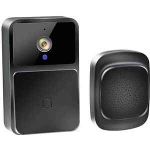 Draadloze deurbelcamera, WIFI Video Deurbel Camera Nachtzicht HD Draadloze Smart Home Beveiliging Batterij Deurbel