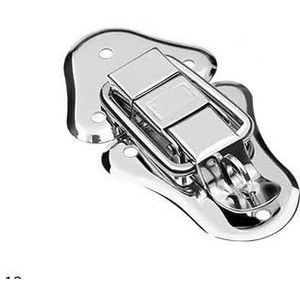 Sluitingen met knevel, RVS Knevelsluiting for Dozen Zilver Verpakking van 2(6415 94k)