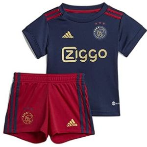 adidas Unisex Baby Mini (App) Ajax Amsterdam 22/23 Away Baby Kit, Team Navy Blue 2, H58254, 68