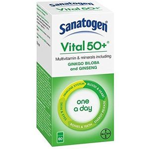 Sanatogen Vital 50+ Multivitamine 60 per verpakking