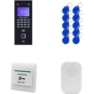 Tijdklok, Biometrische vingerafdrukherkenning Apparaat Gezicht Tijdregistratie Systeemkits RJ45 LAN Netwerk Elektronische Machine for kantoor voor kleine bedrijven en kantoren(Kit-3)