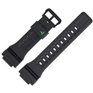 Casio Horlogebandje reserveband 27 mm kunststof zwart - STL-S100H