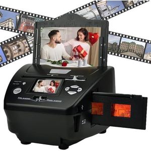 8,1 Megapixel foto- en filmscanner, film- en diascanner Digitale filmconverter, 135 negatievenscannerfotoscannerweergaven