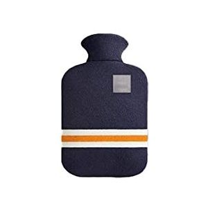 DieffematicRSD Warmwaterkruik Dikke warmwaterkruik winter thermische waterzak draagbare rubberen warmwaterzak gevuld met boiler warmwaterkruik (Color : Dark blue, Size : 2000ml)
