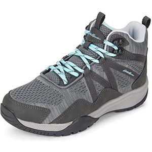 Eddie Bauer Klamath Mid Women's Hiking Sneaker | Water Resistant Lightweight Mountain Hiking Sneakers for Women | Ladies All Weather Outdoor Ankle Height Hiker Dark Grey