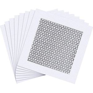 Betinyar 8 stuks glasvezel muur reparatie patch kit, gipsplaten gips scherm patch voor het bedekken van scheuren gaten vlekken op vinyl gevelbeplating hek, aluminium zelfklevende patches voor gipsplaat gipsplaat (wit)
