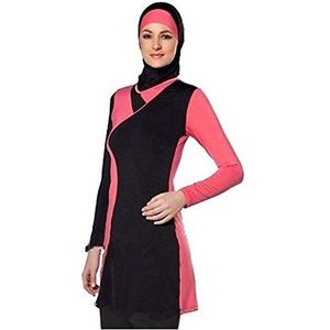 TianMai Bescheiden moslim-badpak, voor dames en meisjes, islamitisch hijab-badpak, volledige dekking, beachwear, badpak