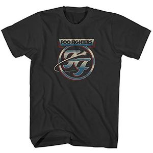 Foo Fighters T Shirt Comet Band Logo nieuw Officieel Mannen Charcoal Grijs L